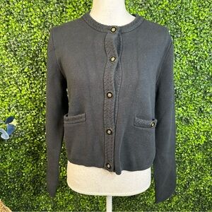Nwt J. Crew Dark Knit  button Sweater